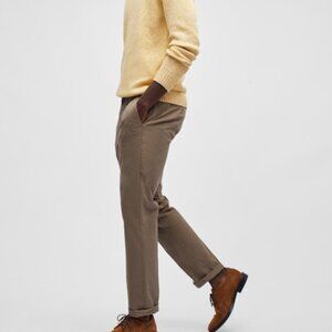 Bonobos Stretch Organic Cotton Chinos 32x30 tailored fit brown Beachhead